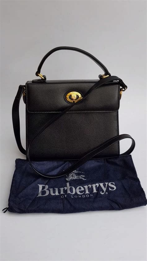 burberry black ebay black|older model burberry handbags.